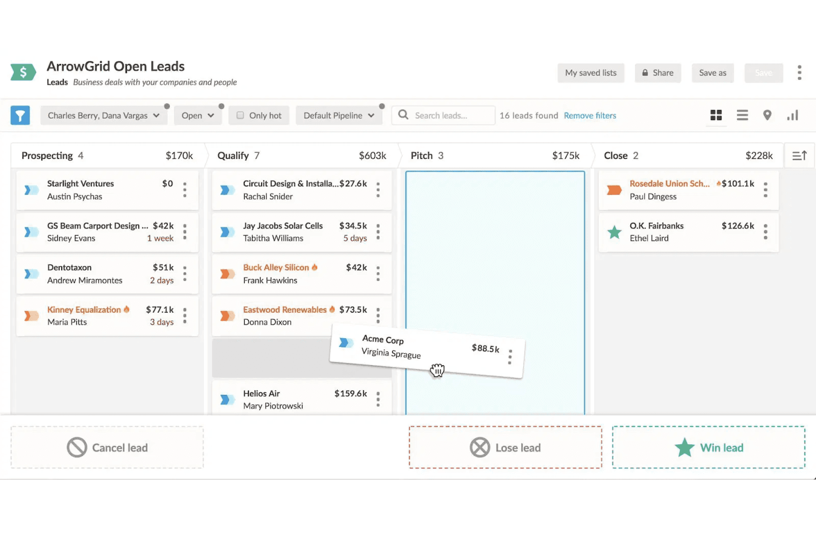 Nutshell là nền tảng CRM thân thiện với người dùng được thiết kế riêng cho các doanh nghiệp nhỏ và vừa