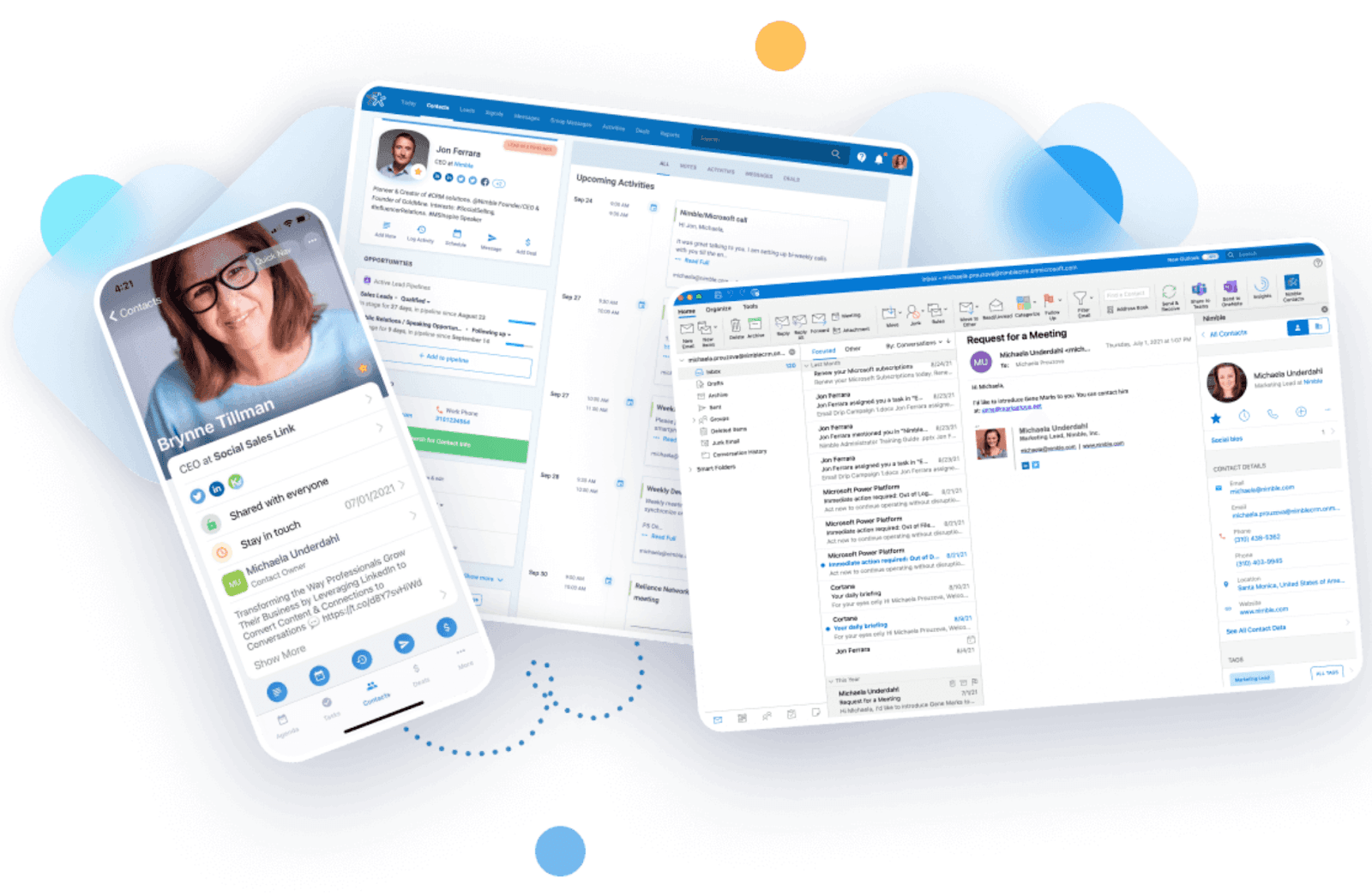 Nimble là CRM độc đáo giúp các đội ngũ bán hàng sản xuất xây dựng và duy trì mối quan hệ với khách hàng