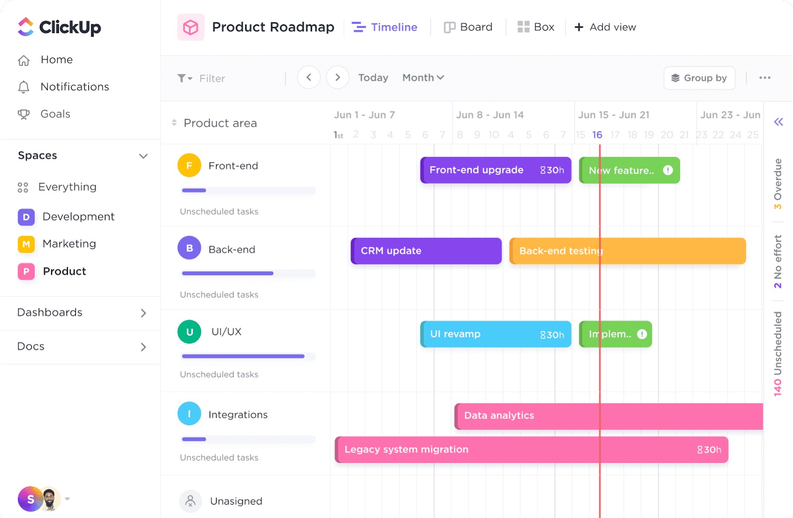 ClickUp là một nền tảng quản lý công việc linh hoạt được thiết kế để tổ chức các dự án, tác vụ, tài liệu và quy trình làm việc