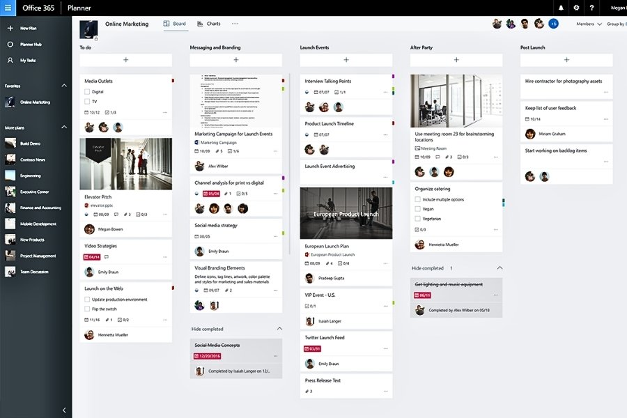 Planner là công cụ quản lý tác vụ và dự án đi kèm với gói đăng ký Office 365