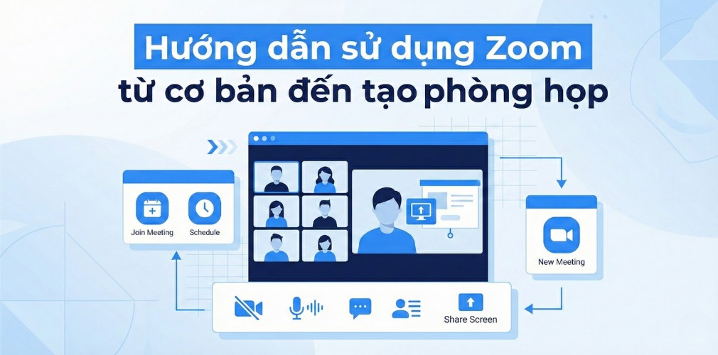 Hướng dẫn sử dụng Zoom từ cơ bản đến tạo phòng họp