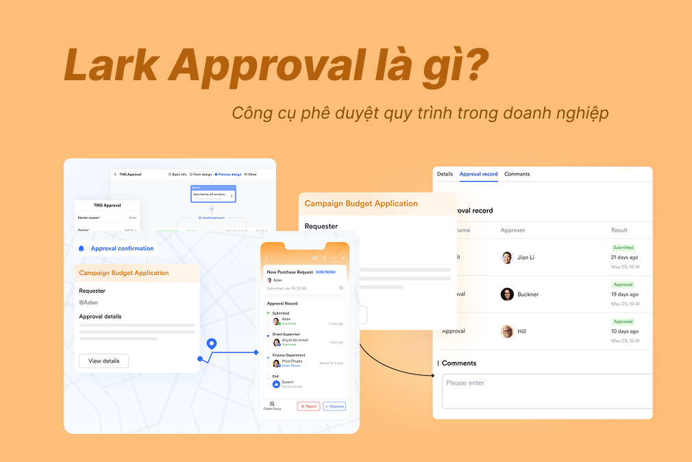 Lark Approval là gì? Công cụ phê duyệt quy trình trong doanh nghiệp