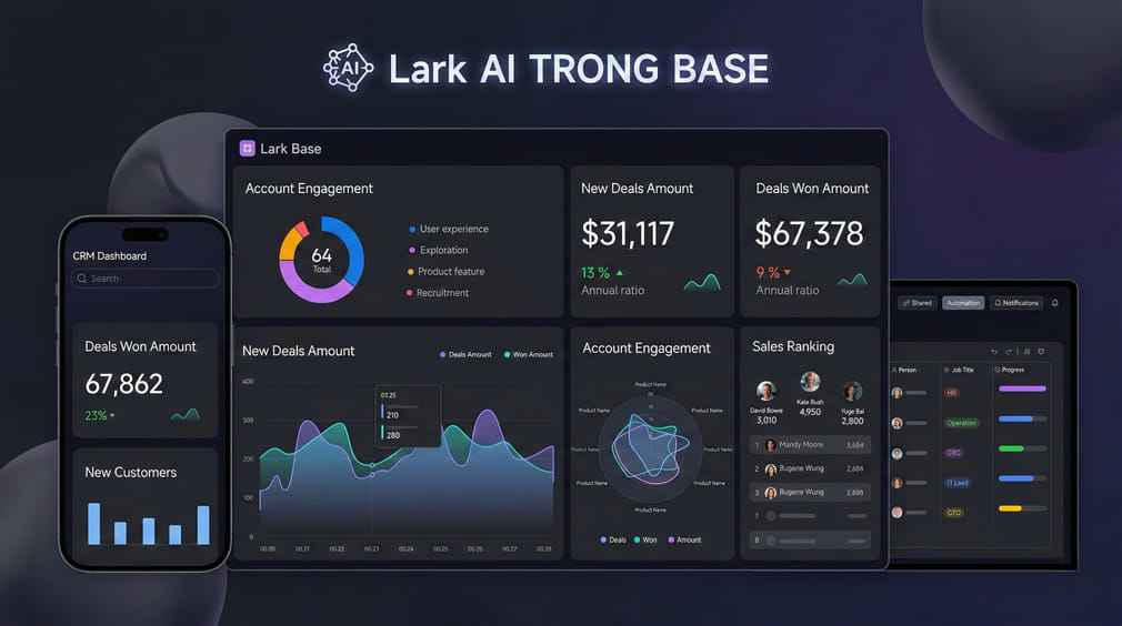 Lark AI trong Base: Nâng cấp trải nghiệm quản lý