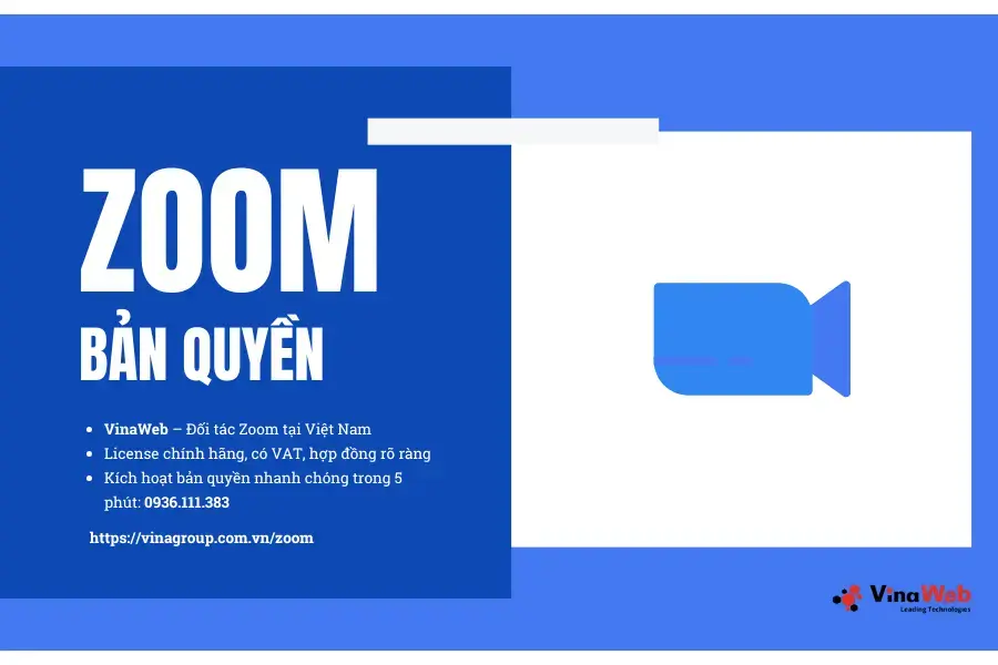 Hướng dẫn mua bản quyền Zoom chính hãng tại Việt Nam uy tín