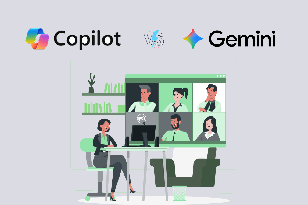 So sánh Gemini và Copilot trong họp online: Ghi nhớ, tóm tắt và hành động