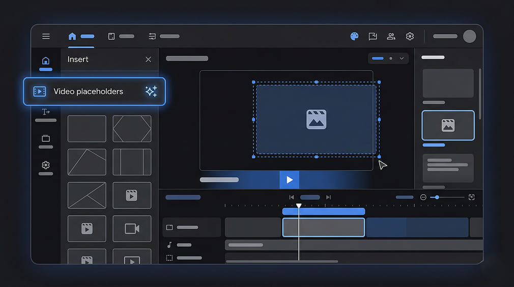 Cách tạo Video Placeholders trong Google Vids