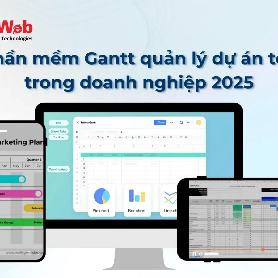 10 phần mềm Gantt quản lý dự án tối ưu 2026 cho doanh nghiệp