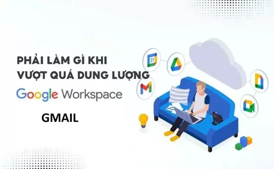 Gmail Google Workspace hết dung lượng phải làm sao