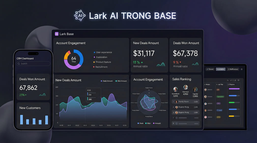 Lark AI trong Base: Nâng cấp trải nghiệm quản lý