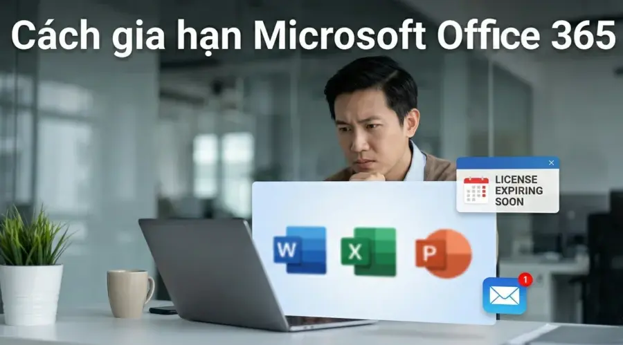 Cách gia hạn Microsoft Office 365