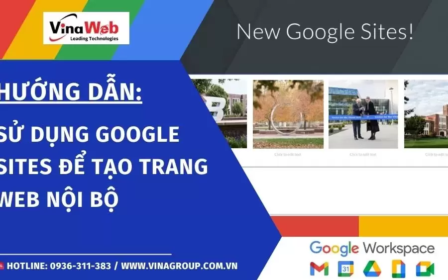 Hướng dẫn sử dụng Google Sites để tạo trang web nội bộ